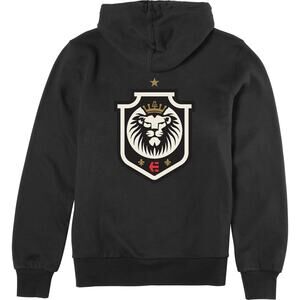Etnies Men's AG Lion Pullover Fleece Hoodie Sweatshirt in Black